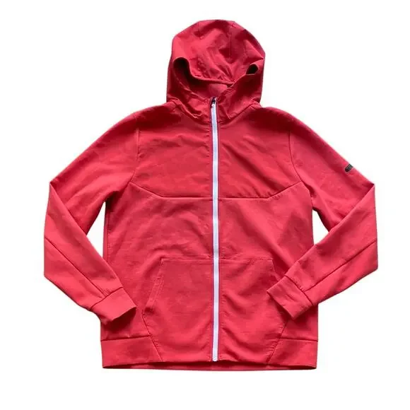UNDER ARMOUR Full Zip Hooded Jacket Mens Sz Large Red - Picture 1 of 5